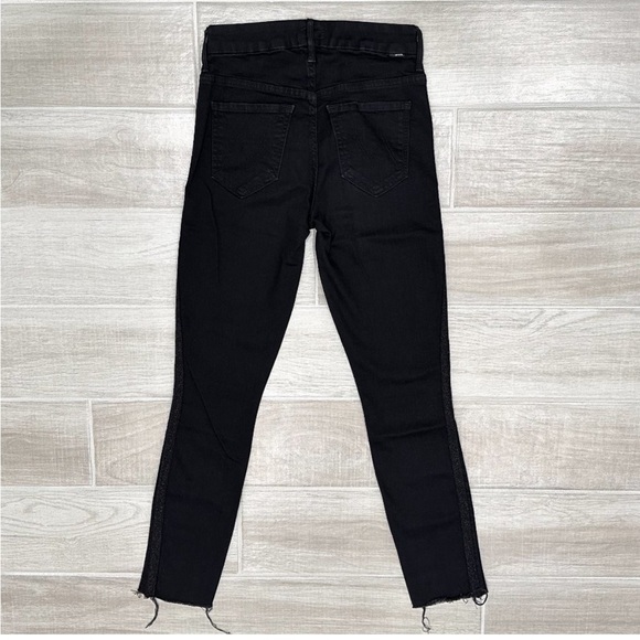 MOTHER HW LOOKER ANKLE FAY WASHED BLACK JEANS, Size 26 Excellent Condition - Picture 2 of 12
